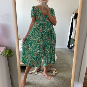 Floral Anthropologie Jumpsuit